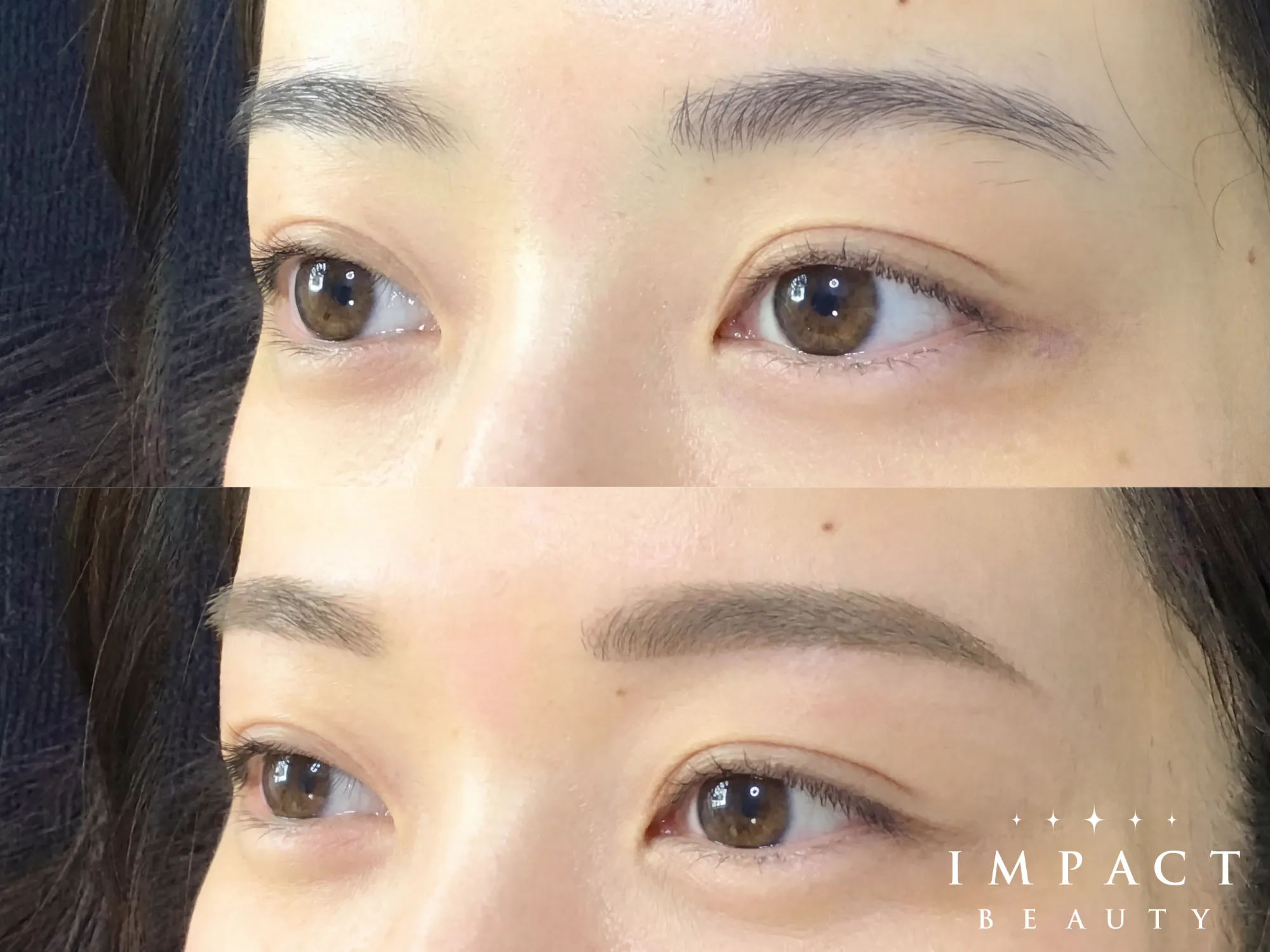 平行アーチ眉